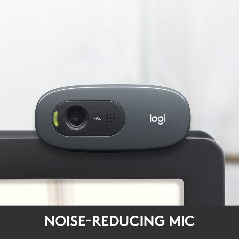 Logitech HD C270 webcam 3 MP 1280 x 720 pixels USB 2.0 Black