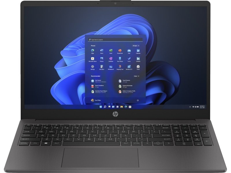 HP 255 15.6 G10 AMD Ryzen™ 5 7530U Laptop 39.6 cm (15.6") Full HD 8 GB DDR4-SDRAM 256 GB SSD Wi-Fi 6 (802.11ax) Windows 11 Pro Silver
